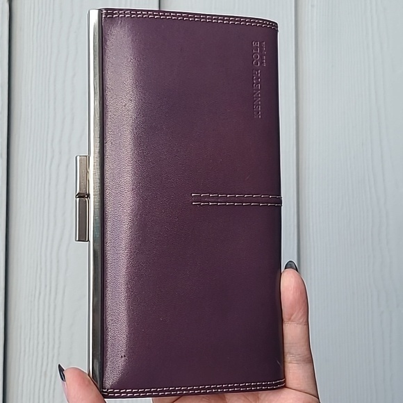 Kenneth Cole New York Handbags - Kenneth Cole - leather kisslock clutch